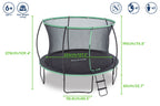 Xtreme Air 12ft Trampoline, Ladder & Enclosure
