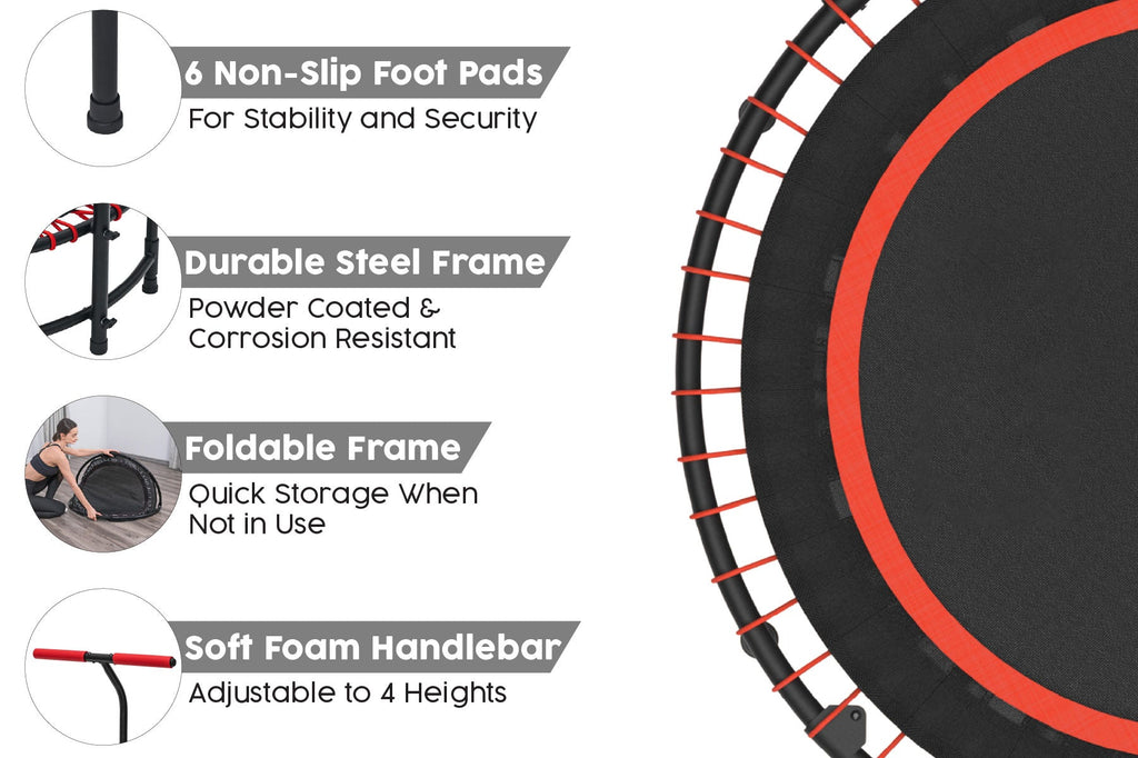 Aerobounce Exercise and Rebounder Trampoline