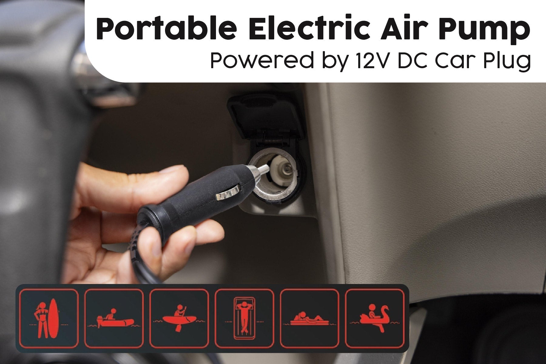 PowerGrip SUP DC Electric Air Pump