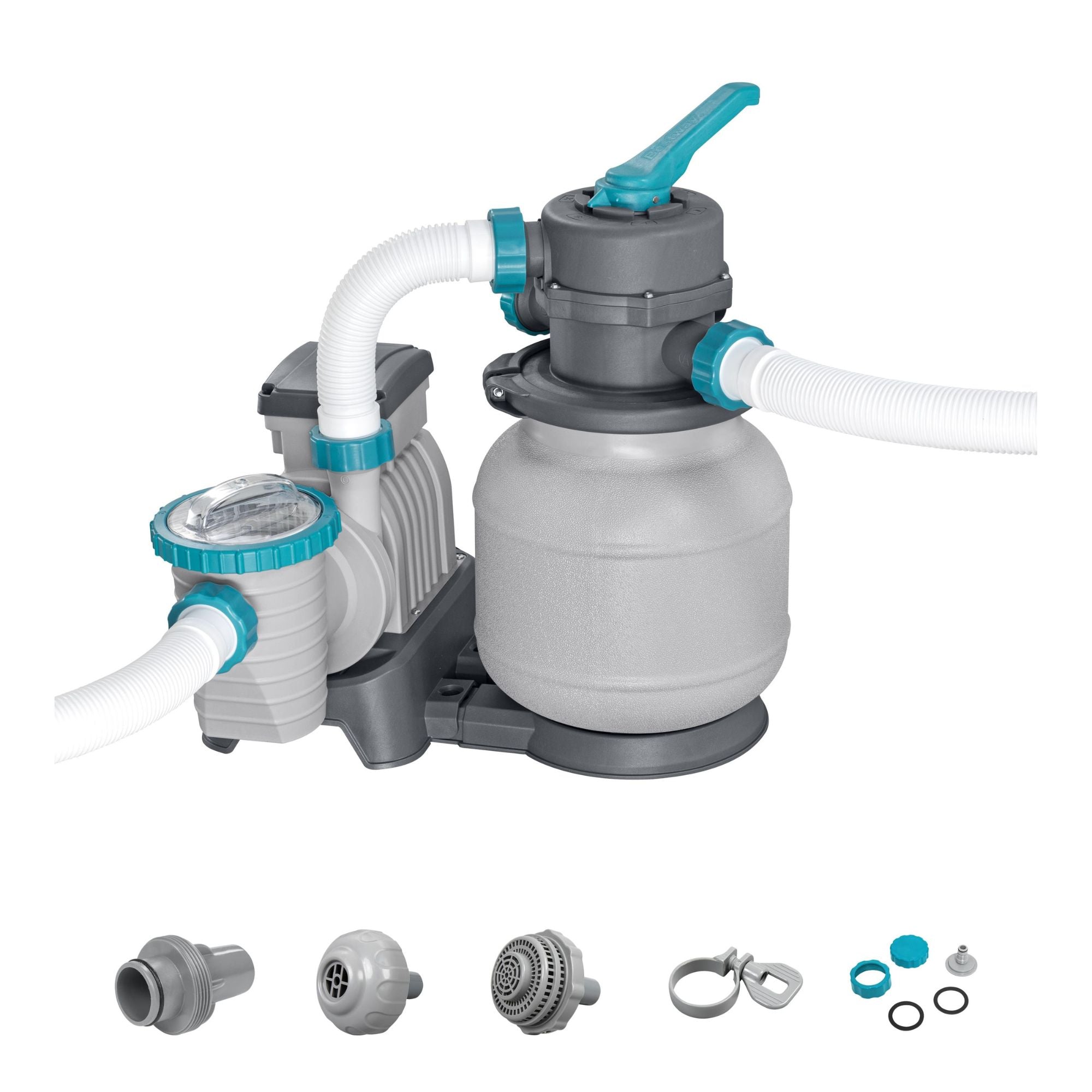1500gal Pool Sand Filter for Above Ground Pools - Grey