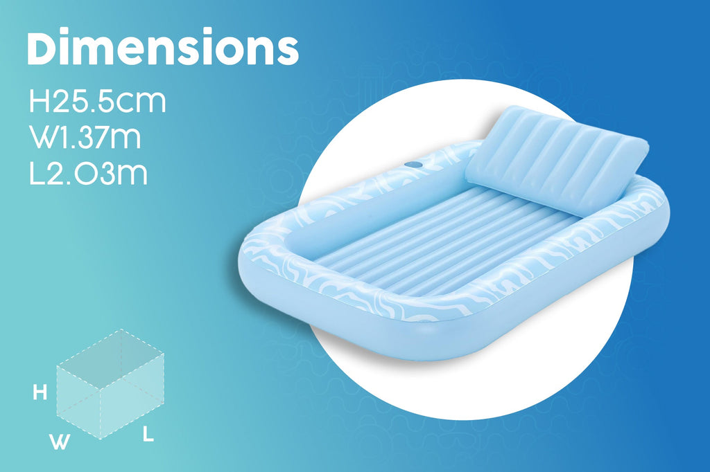 Inflatable Sun-Kissed Tanning Pool Lounge