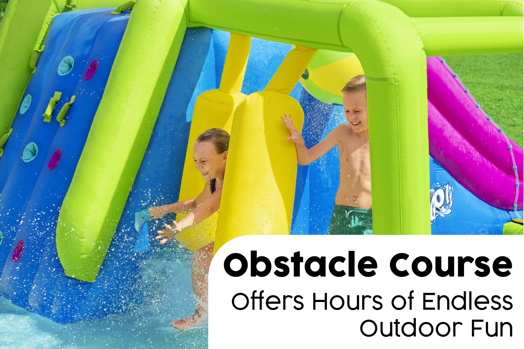 H2OGO! Splash Course Mega Inflatable Water Park - Outlet