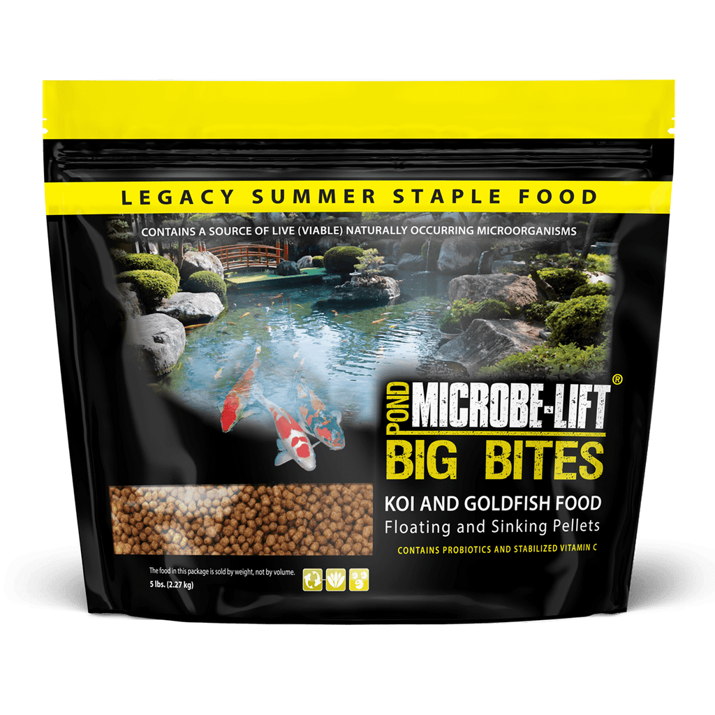 Microbe-Lift Legacy Big Bites Koi & Goldfish Food - 6lb