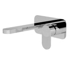 Cove 2 Hole Wall Mounted Basin Mixer Tap With Plate