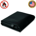18 oz. Flame Retardant Vinyl Tarp - Black - 10' x 16'