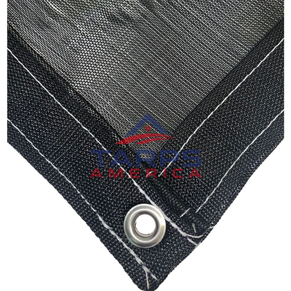Black 80% Shade Cloth Mesh Tarp by ShadeMax®