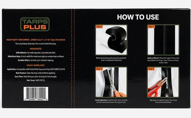 Heavy Duty Tarp Zipper Kit