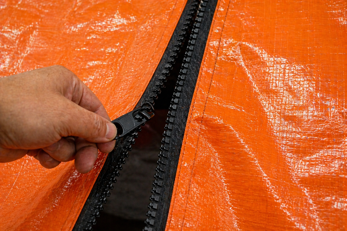 Heavy Duty Tarp Zipper Kit