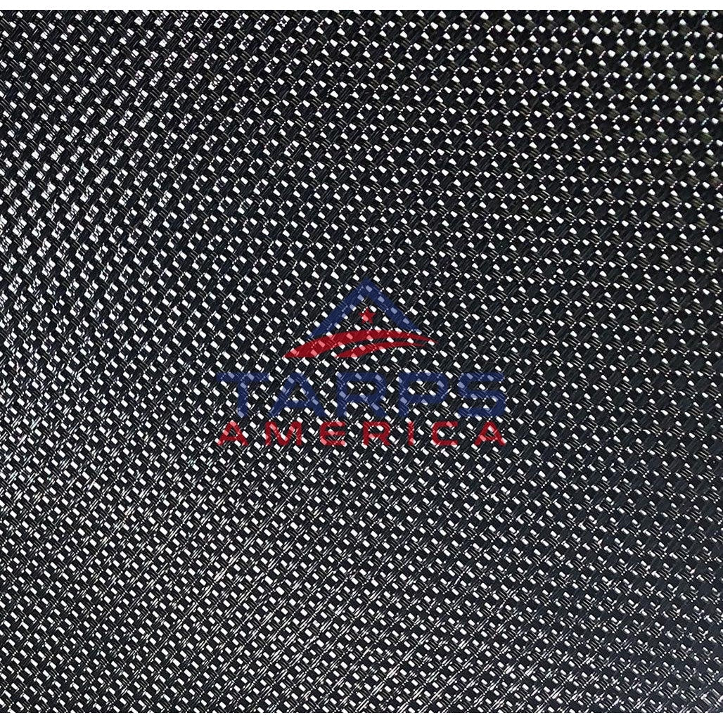 Black Hurricane Mesh Woven Shade Trampoline Tarp by ShadeMax®
