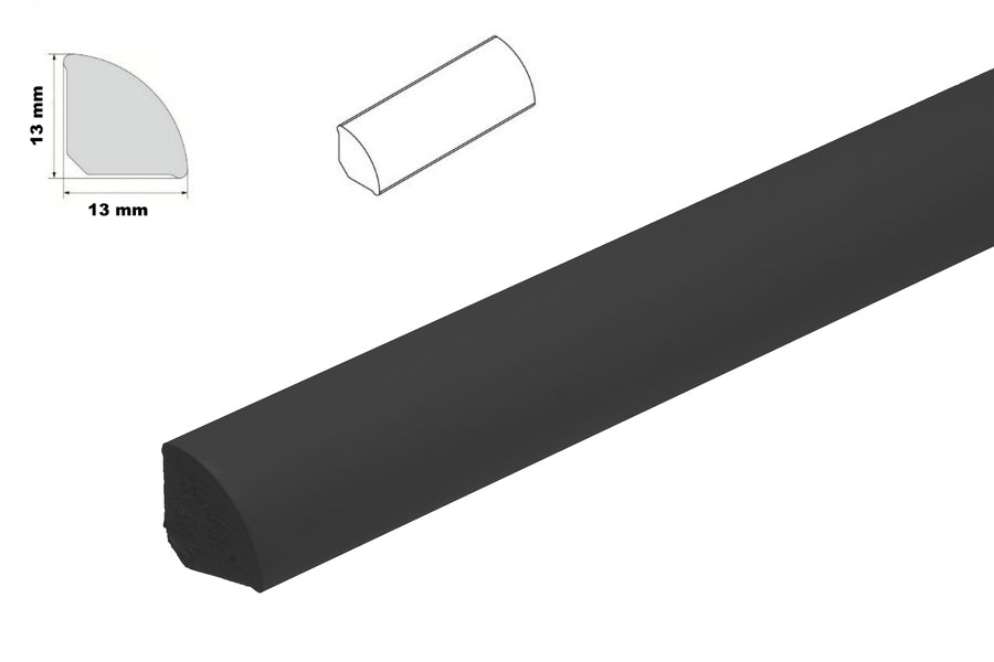 rigid uPVC scotia beading 13mm for gap covering