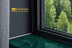 1m & 2.5m Length – uPVC 13mm Quadrant Trim Moulding Decorative Flooring Window Edge Beading Worktop Strip
