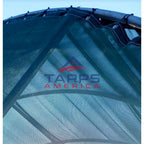 Blue 10 oz. Heavy Duty Vinyl Coated Mesh Tarp by ShadeMax®