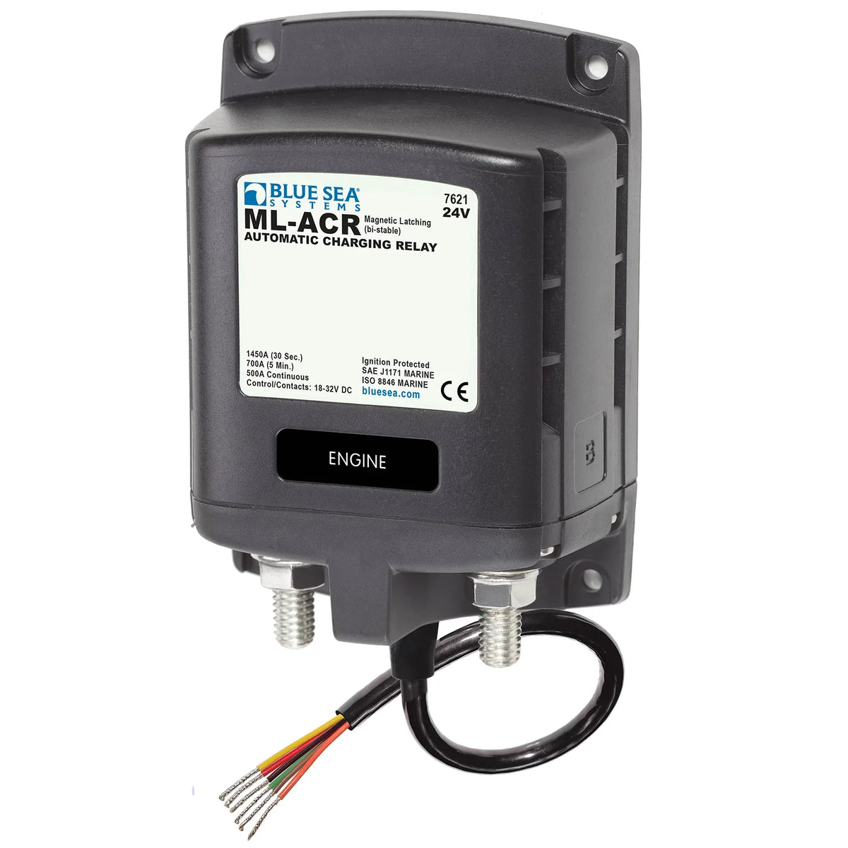 Blue Sea 24V 500A ML Series Auto Charge Relay