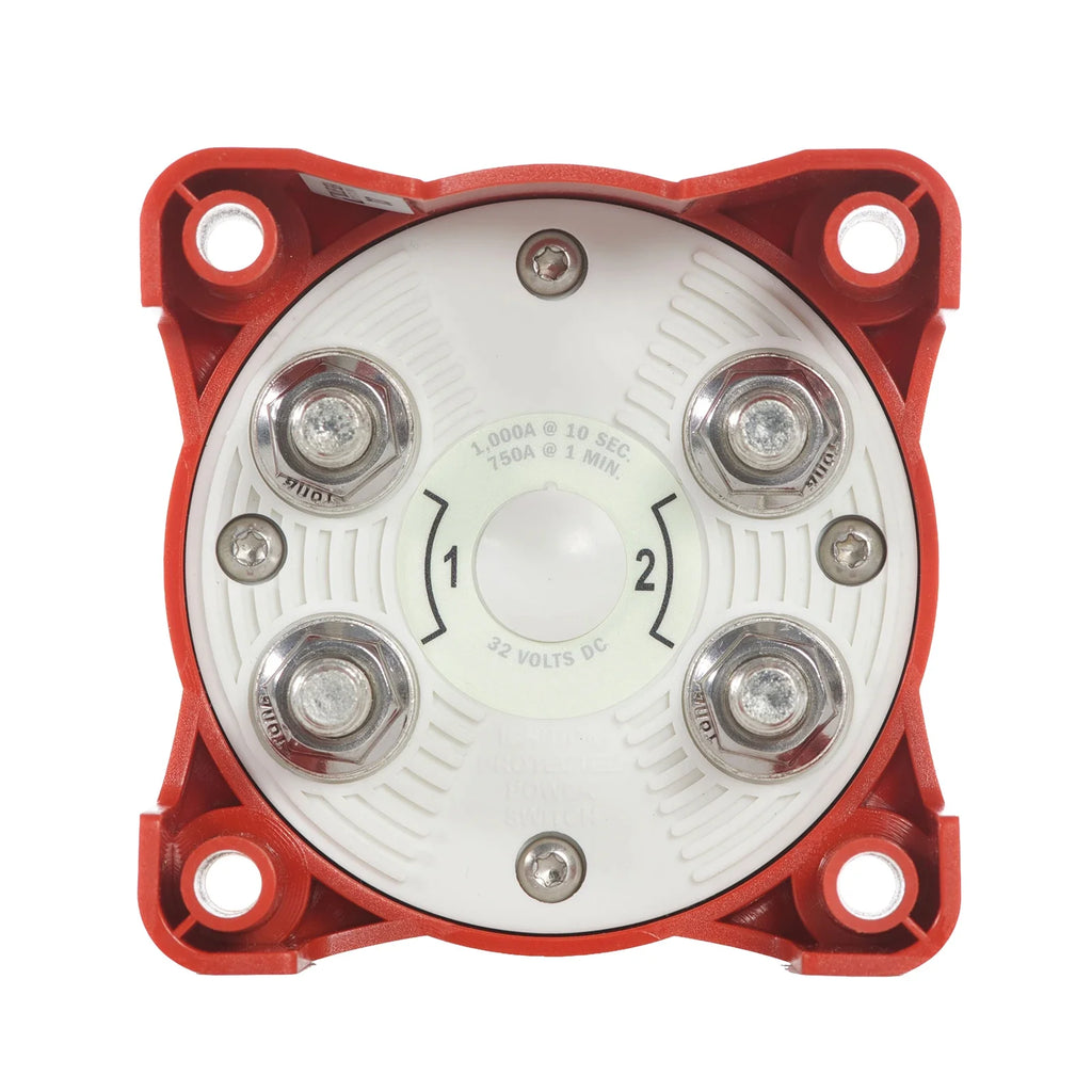 Blue Sea 350A Red e-Series Dual Circuit Battery Switch