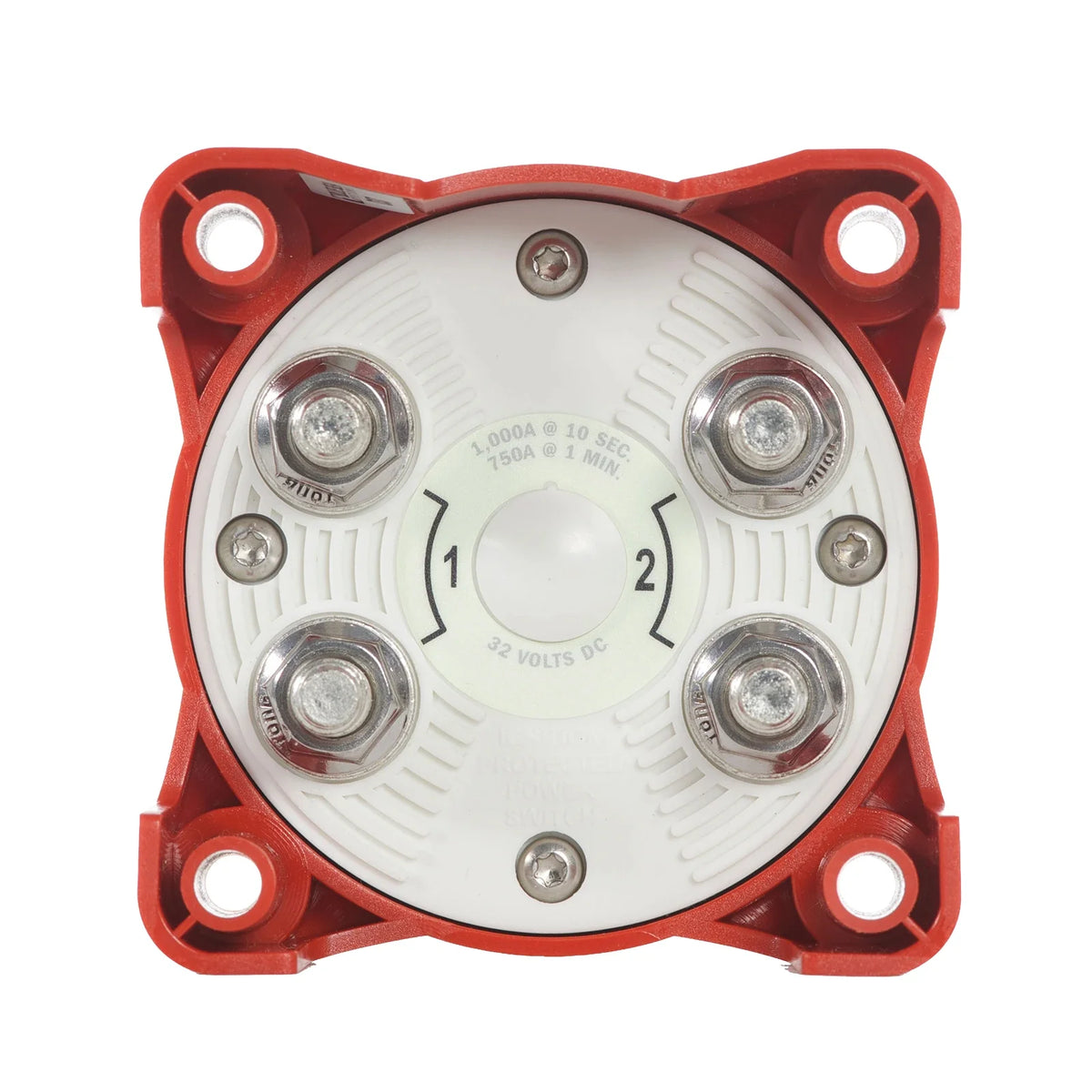 Blue Sea 350A Red e-Series Dual Circuit Battery Switch