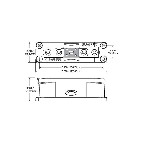 Blue Sea 35-750A ANL Fuse Holder with Cover