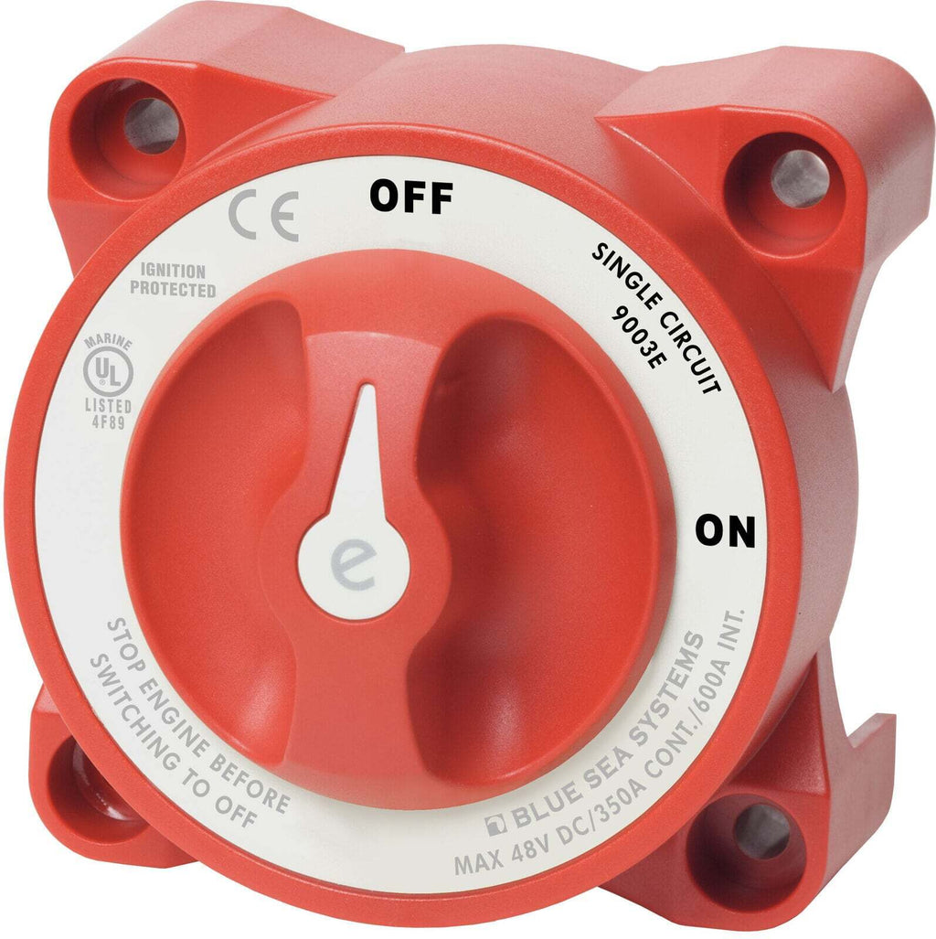 Blue Sea 350A Red e-Series On Off Battery Switch