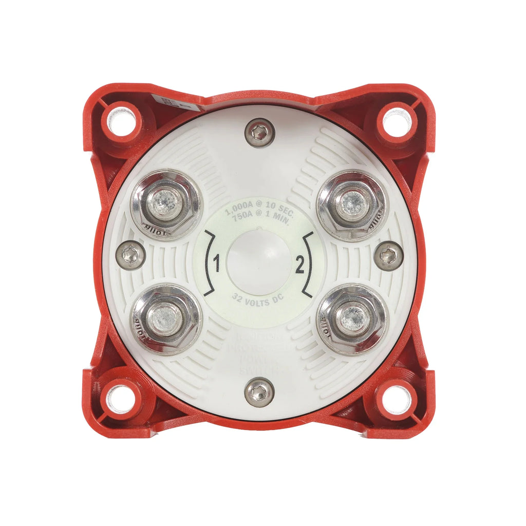Blue Sea 350A Red e-Series Dual Circuit+ Battery Switch