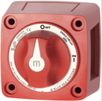 Blue Sea 300A Red Mini m-Series On/Off Battery Switch