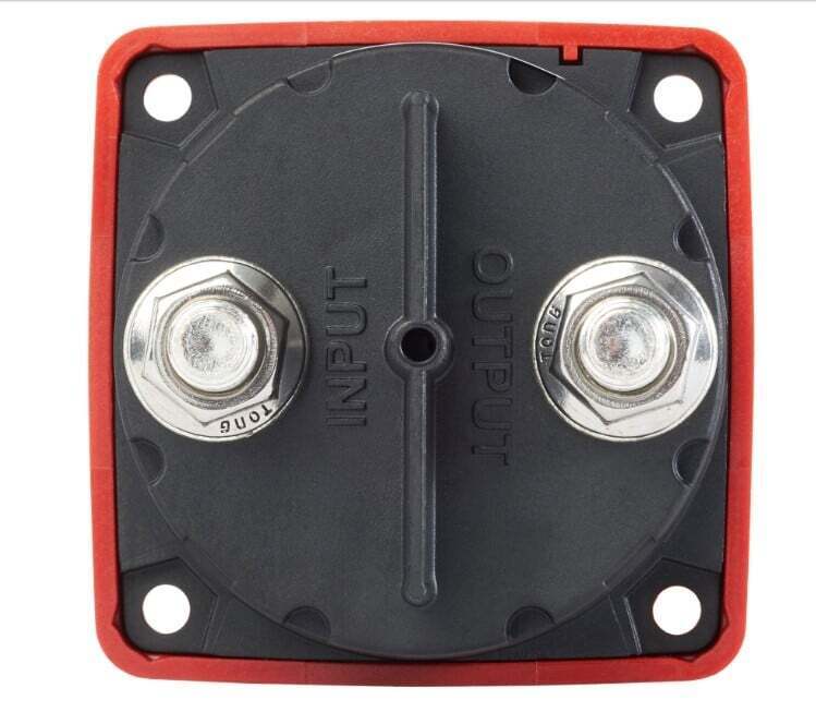 Blue Sea 300A Red Mini m-Series On/Off Battery Switch w/ Key