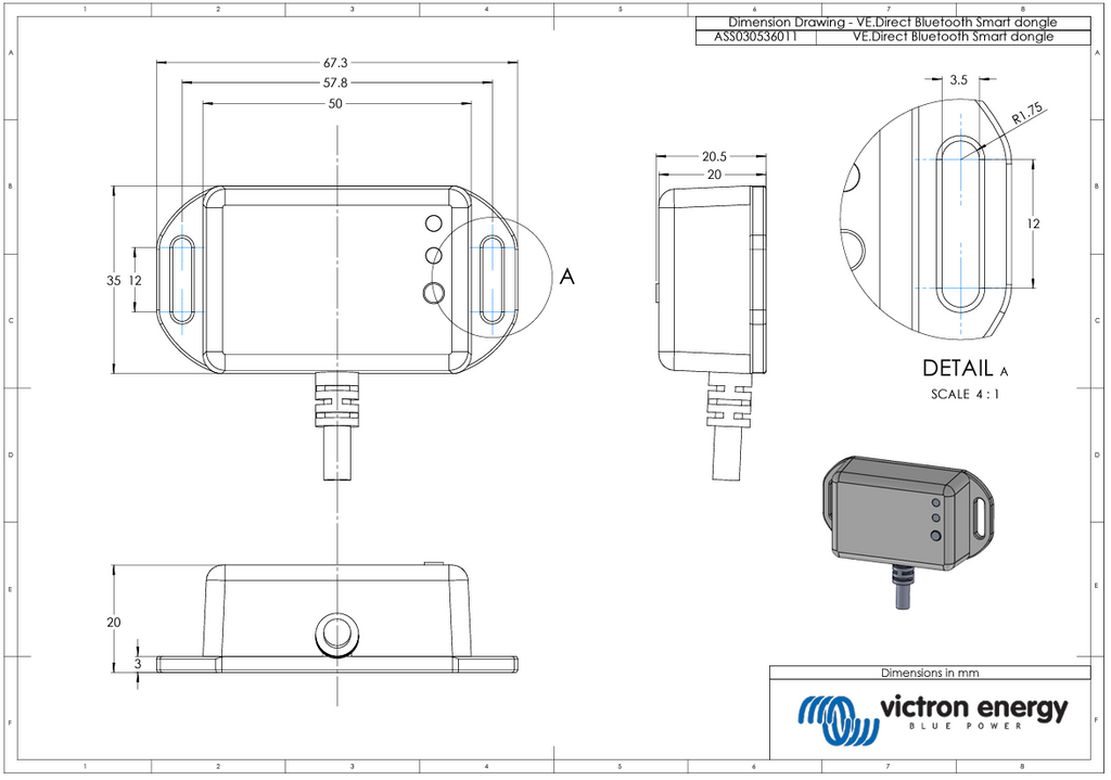 Victron VE.Direct Bluetooth Smart Dongle