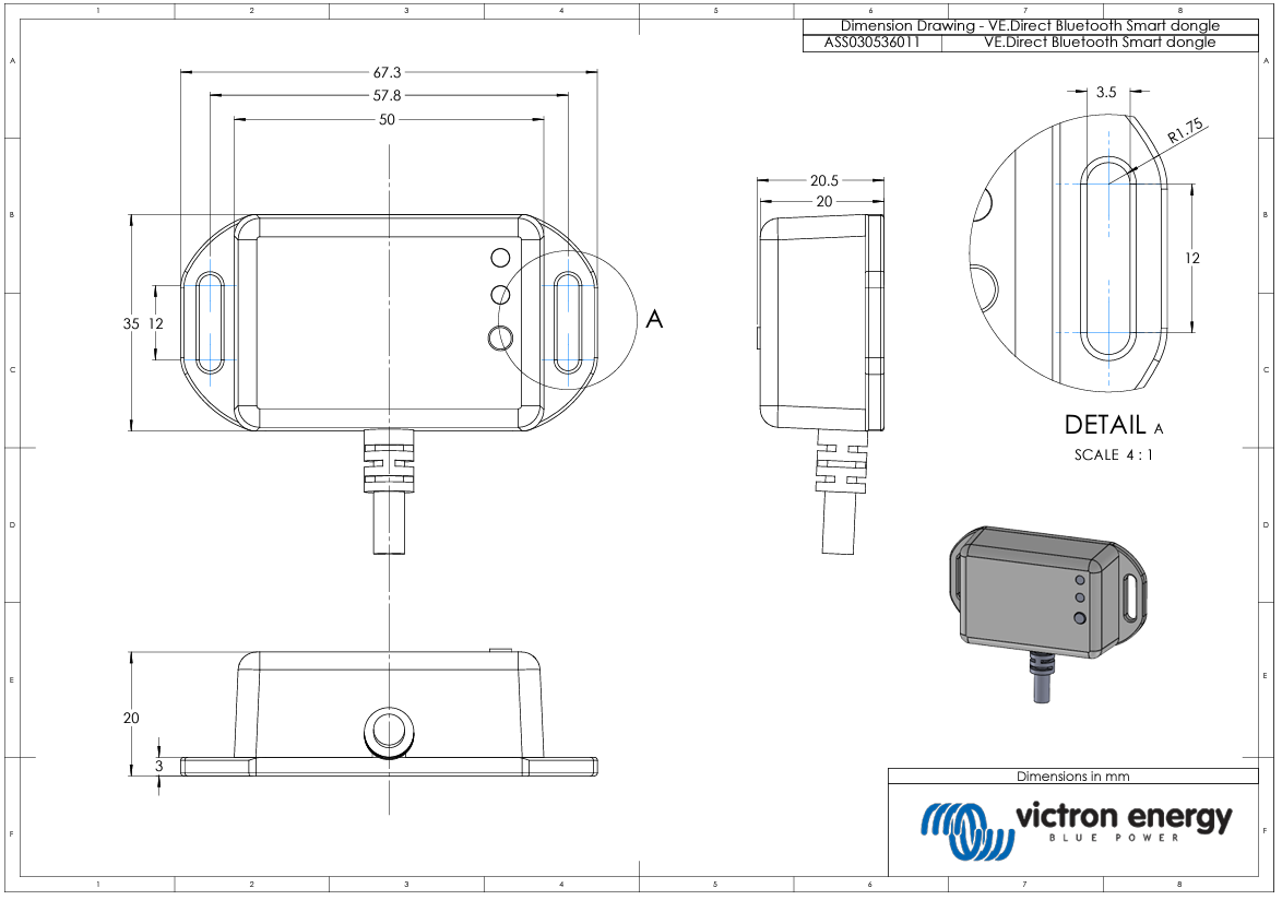 Victron VE.Direct Bluetooth Smart Dongle