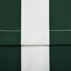 10' x 8' Retractable Awning Fabric Replacement, 280gsm UV Resistant Fabric, Green and White