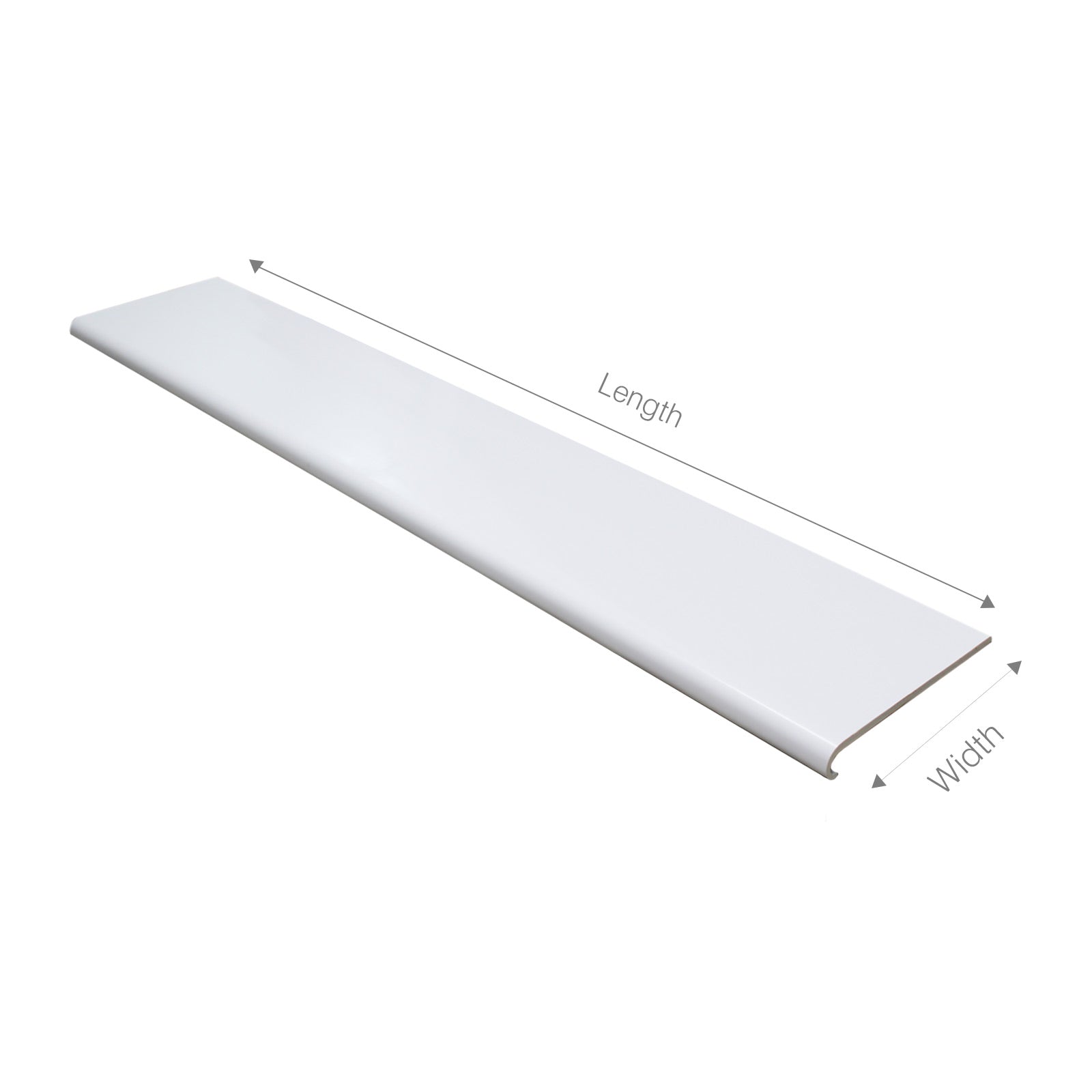 Bullnose Window Board Cill Capping Cover (2.5m)