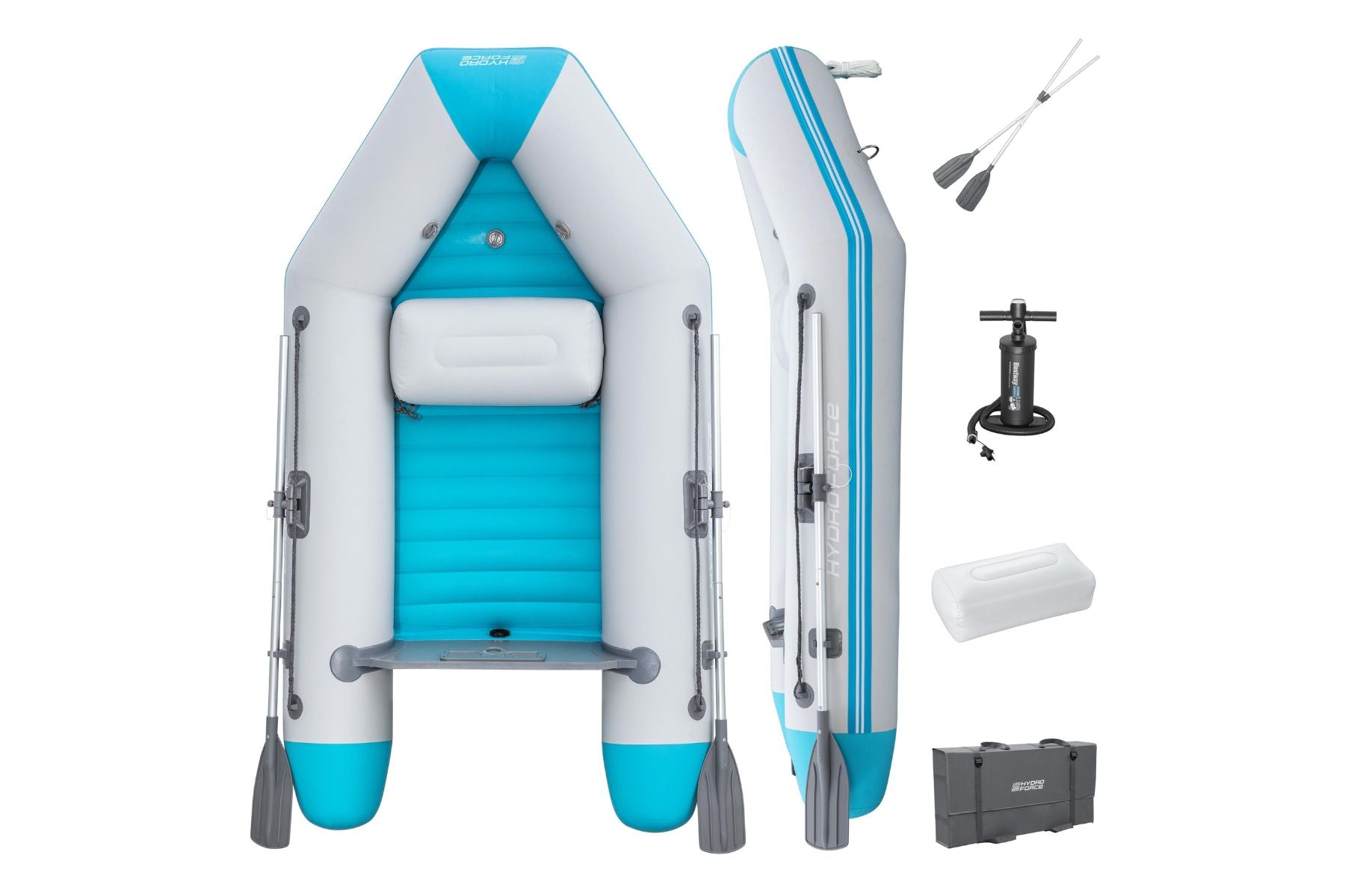 Hydro-Force 2 Person Inflatable Sport Boat Set – Corinth Elite