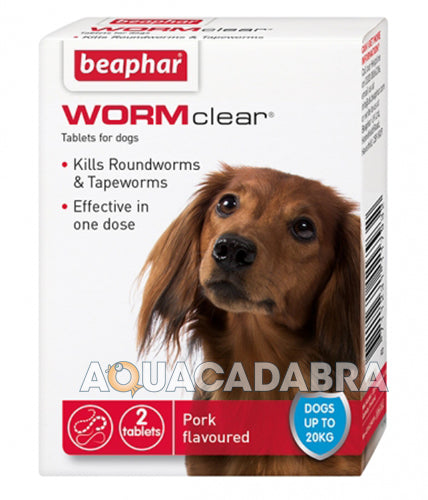Beaphar Dog WormClear Roundworm & Tapeworm Tablet