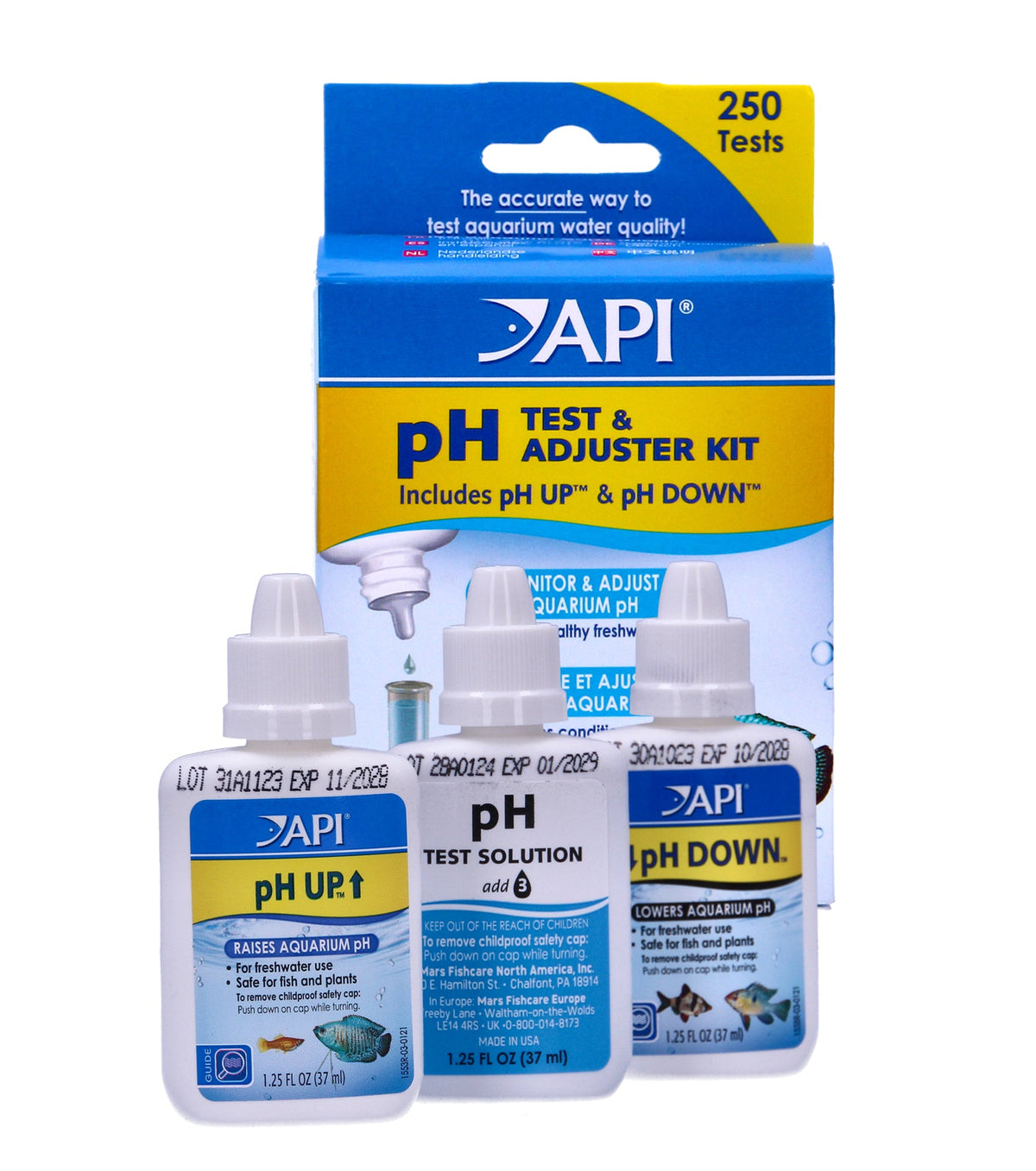 API Freshwater Aquarium pH Test & Adjuster Kit