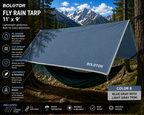 BOLOTOR Fly Rain Tarp - Blue Gray
