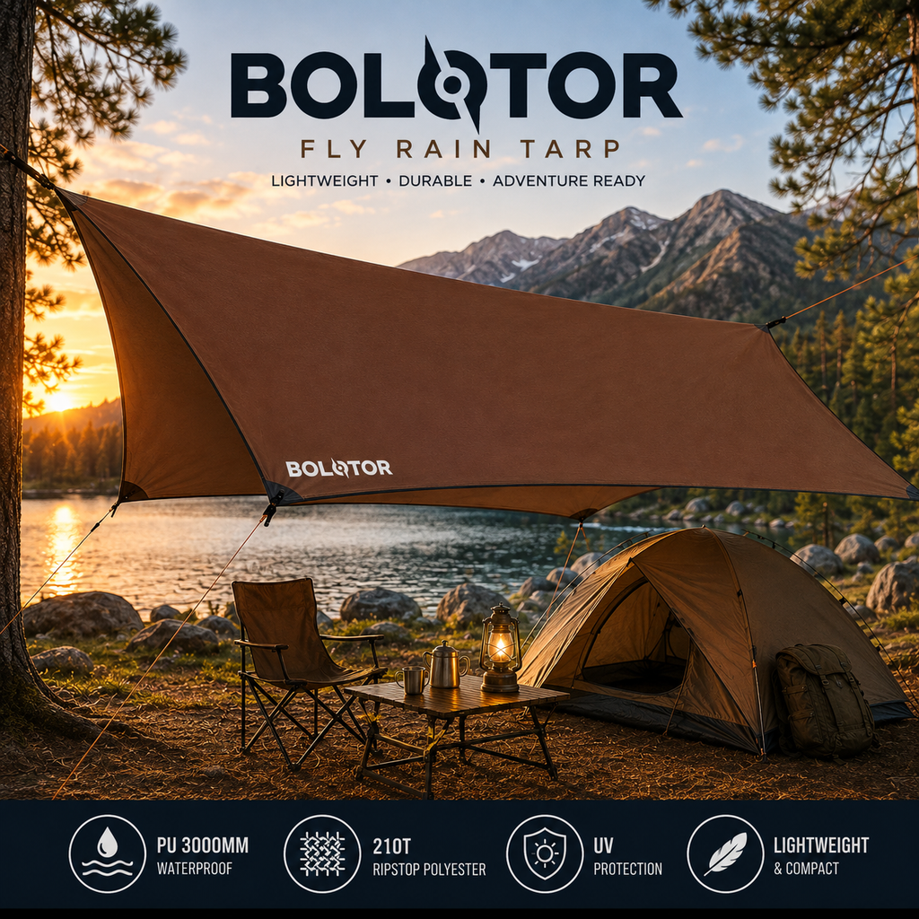 BOLOTOR Fly Rain Tarp - Brown
