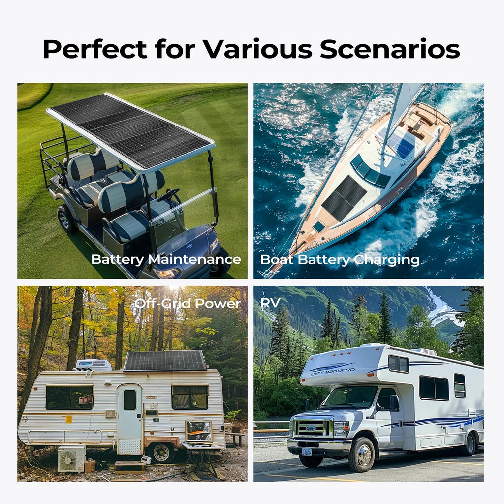 BougeRV 200 Watt N-Type Bifacial 16BB Solar Panel