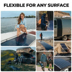 BougeRV 400W CIGS Flexible Solar Panel with Adhesive