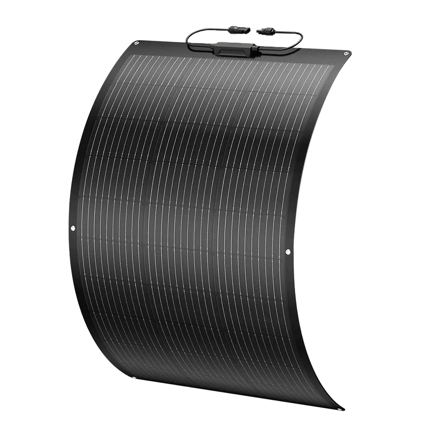 BougeRV Arch 100 Watt Fiberglass Flexible Curved Solar Panel