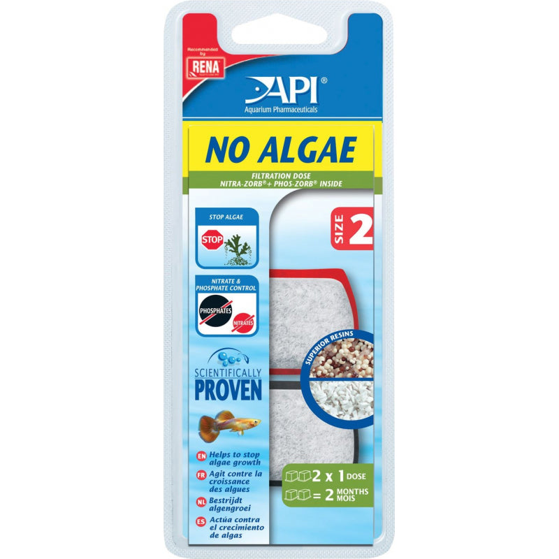 API No Algae Filter Media Size 2 - Phosphate & Silicate Blocker