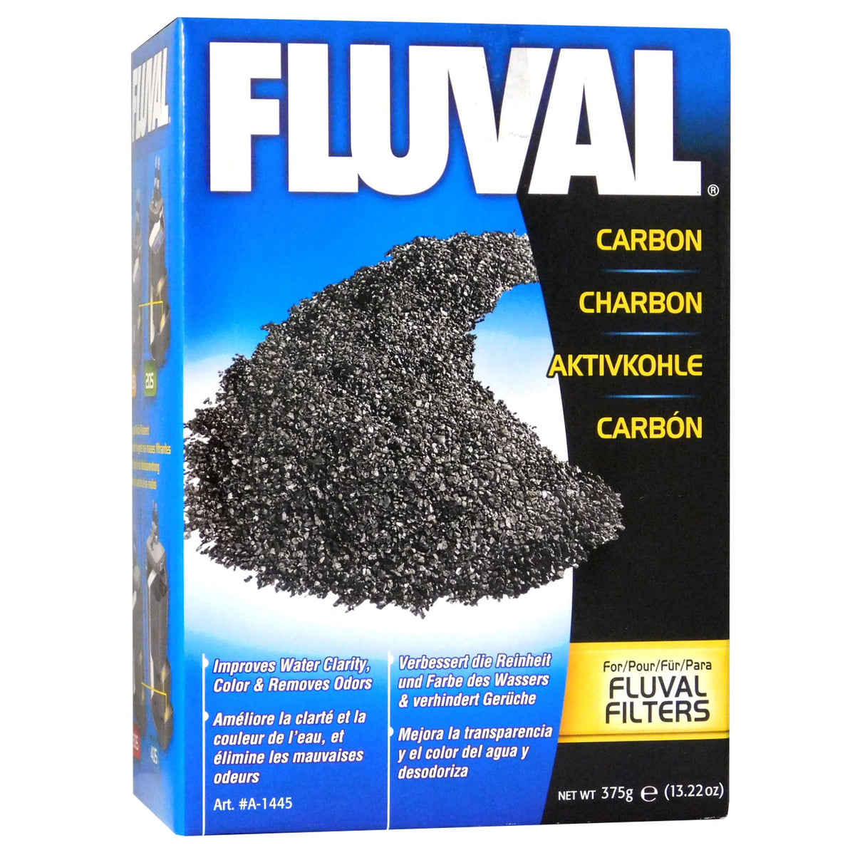 Fluval Premium Carbon 375g - Water Clarity & Odor Removal