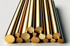 Brass Round Bar Rod CZ121 1 M Length Solid Metal Milling Turning DIY Various Diameters