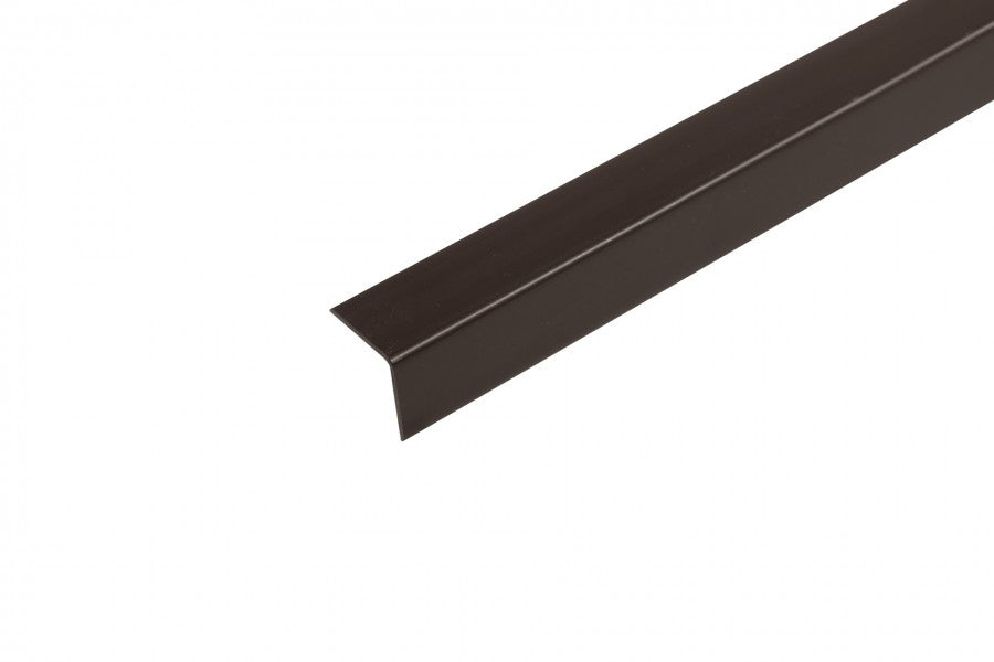 1m & 2.48m Length – Brown PVC Corner Angle Trim 90° Plastic Edge Protector