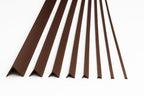 1m & 2.48m Length – Brown PVC Corner Angle Trim 90° Plastic Edge Protector