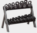 KETTLEBELL/DUMBBELL RACK REVERSIBLE TIERS