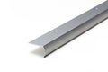 Silver bullnose stair nosing curved edge finish