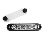 Exotronic 150A Black 5x M6 Stud Busbar with Cover