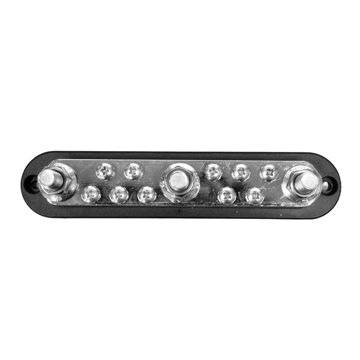 Exotronic 300A Black 3x M10 Stud & 10x Screw Busbar with Cover