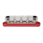 Exotronic 150A Red 5x M8 Stud Busbar with Cover