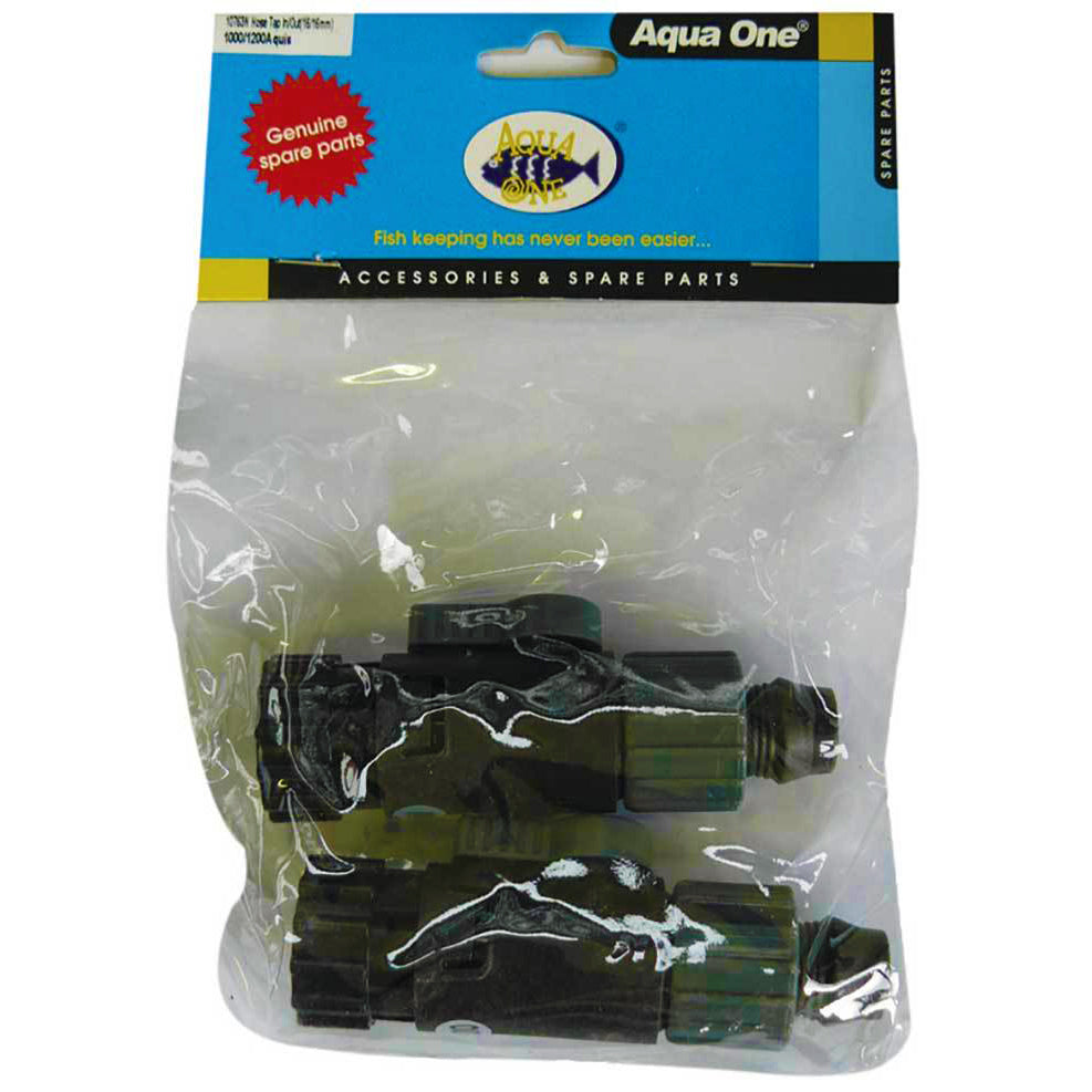 Aqua One Filter Taps 1000/1200 - 2 Pack with Seals