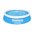 6ft x 20in Blue Round Fast Set Inflatable Above Ground Pool