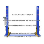 Atlas PVL9BP Platinum ALI Certified Baseplate 2 Post Lift