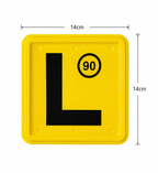 12x L Plates + 12x Clips Learner Driver Car Plates Reusable 14cm NSW AU